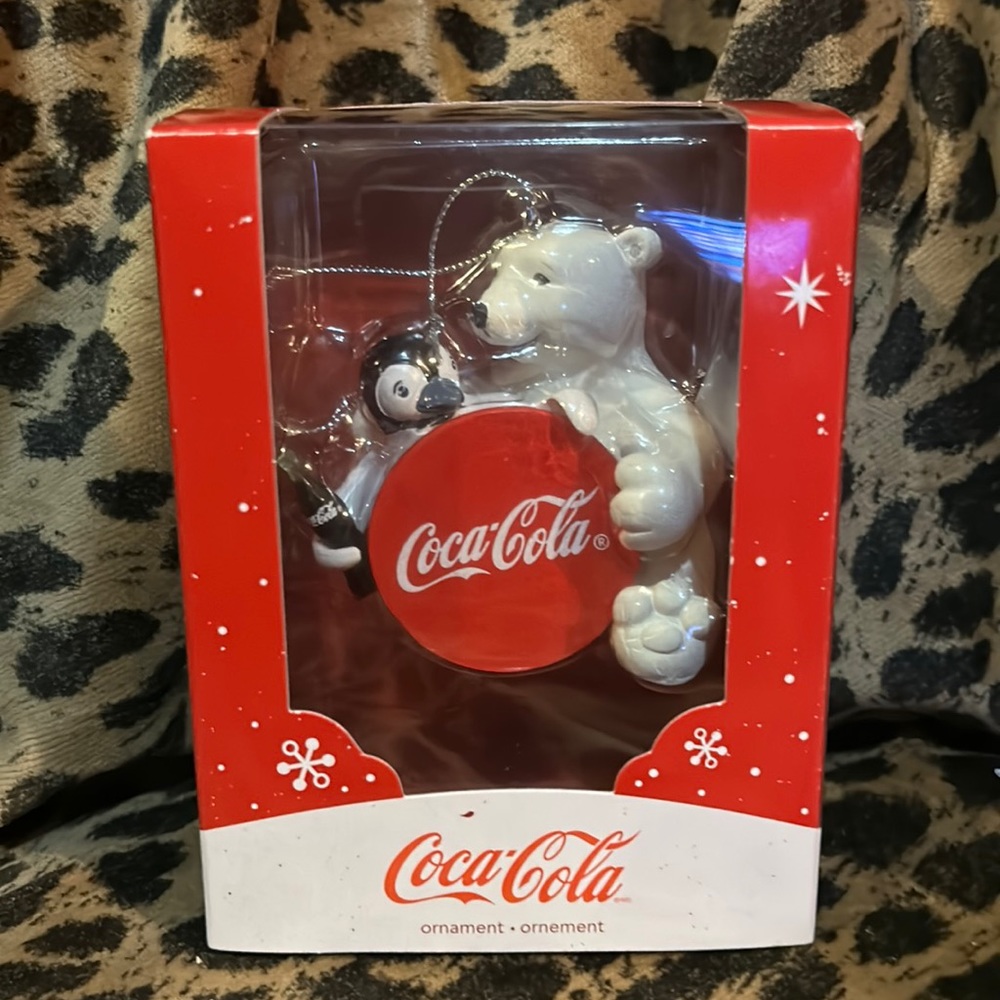 Coca Cola Coke Bear ornament 2014